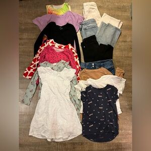 Huge Girls Clothing Bundle! Dresses, Tops, Jeans, Shirts, Shorts